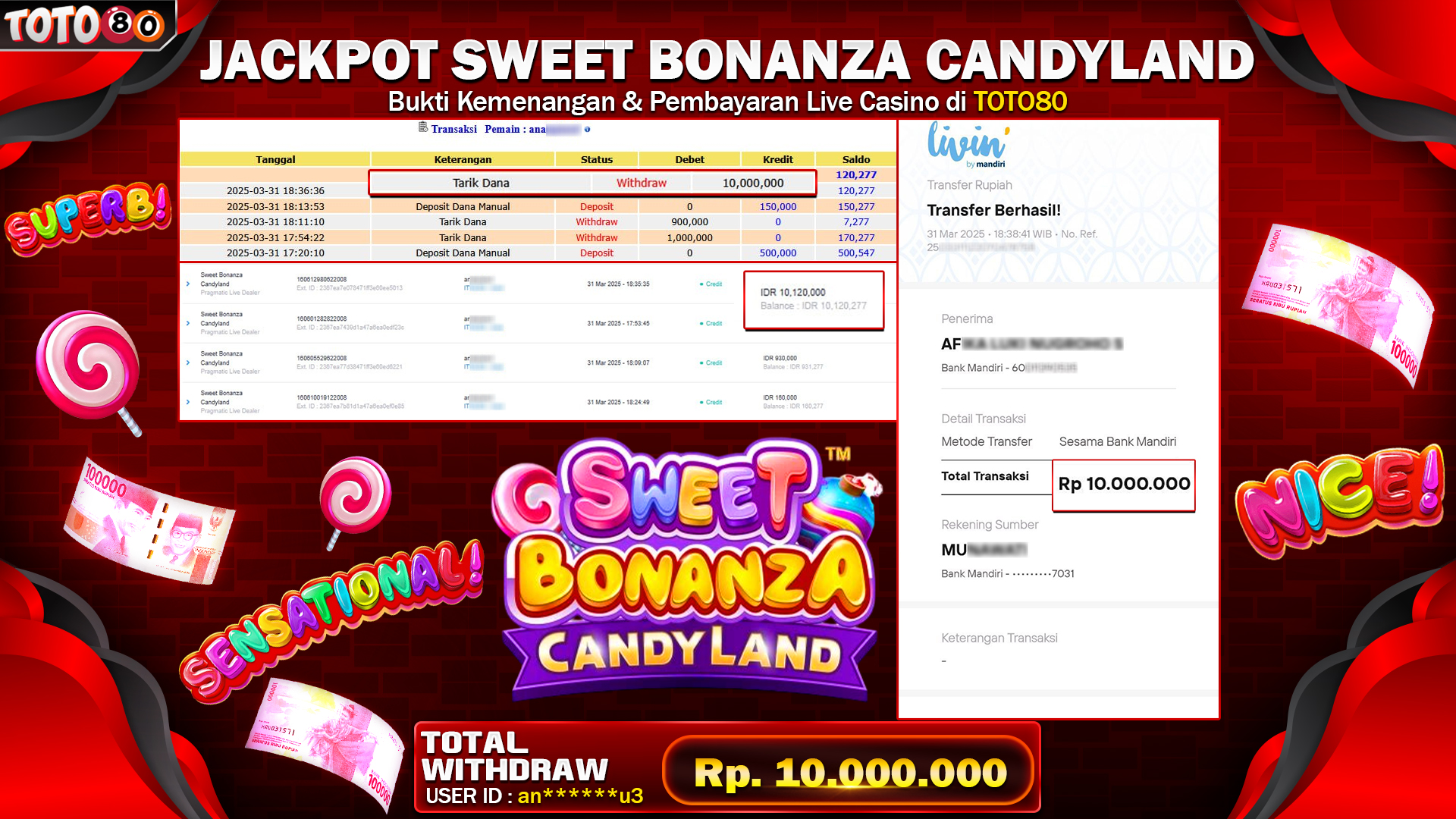 SWEET BONANZA CANDY LAND